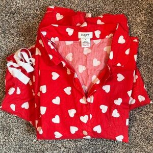 J. Crew Short-sleeve and cropped pant 100% cotton pajama set